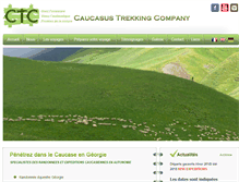 Tablet Screenshot of caucasus-trek.com